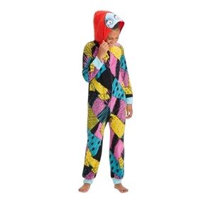Disney The Nightmare Before Christmas Sally Girls Pajama Hoodie Size XS(4/5) NWT
